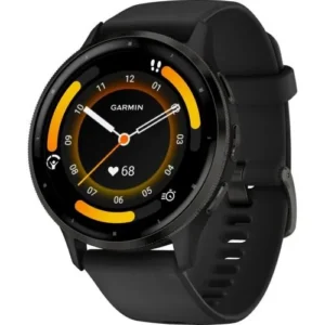 Garmin Venu 3 okosóra 45mm, GPS, megerősített polimer, Fekete