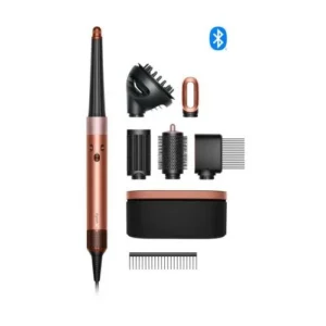 Dyson Airwrap I.D. Curly + Coily Multi-Style Complete Long Styler and Dryer HS08 Amber Silk (Gift Edition) EU 142899-01, hajformázó, hosszú hajhoz, 1300 W, Borostyán selyem