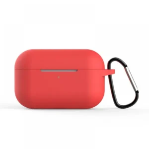 AirPods Pro tok, 1,5 mm szilikon, Piros