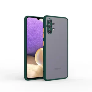 Samsung A32-5G tok, 0,5 mm vékony, matt tapintású, Zöld, Narancs