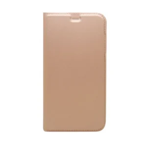 Apple iPhone 11 tok, flip oldalra nyíló, műbőr, Rosegold