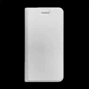 IPhone X Flip, vékony műbőr tok, Fehér
