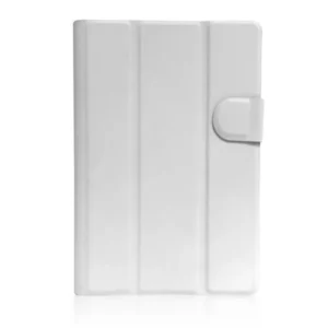 Etui 13''-os tok, univerzális tablet tartó, bőr mappa, Fehér