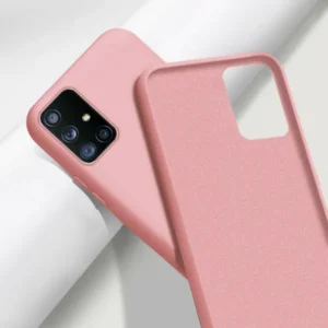 Samsung S22 Ultra tok, prémium szilikon, 0,4 mm, Rózsaszín
