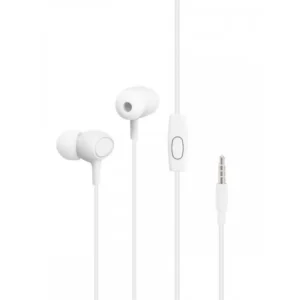 Cellect 3.5 jack sztereó headset, mikrofonnal, 10mm membrán, Fehér