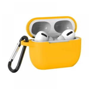 AirPods Pro tok, szilikon, 2.5mm, Sötét sárga