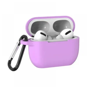 Apple AirPods Pro tok, Szilikon 2.5mm, Világos lila