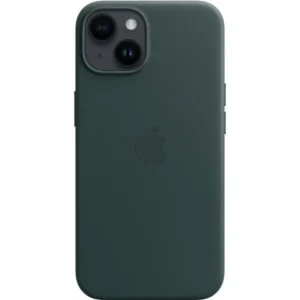 Apple iPhone-14-Plus bőrtok, MagSafe, Sötétzöld