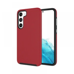 Samsung S23 Plus ütésálló tok, TPU+PC, Piros