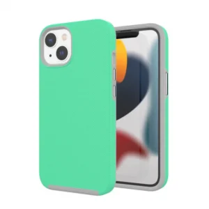 Apple iPhone 14 Pro Max tok, TPU+PC ütésálló, Türkiz