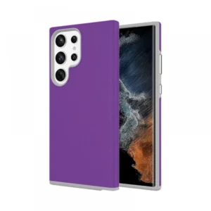Samsung S23 Ultra tok, TPU+PC ütésálló, Lila