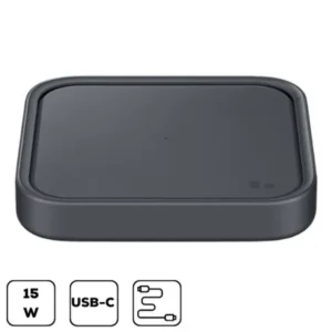 Samsung Vezetékmentes töltőpad hálózati töltővel, 15W gyorstöltés, ventilátoros hűtéssel, Fekete
