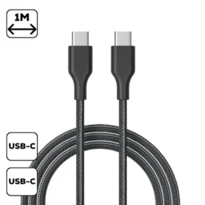Szövet Adatkábel Type-C, 1m, 60W