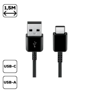 Samsung Type-C 2.0 USB kábel, 1,5 m, 5A/20V, Fekete