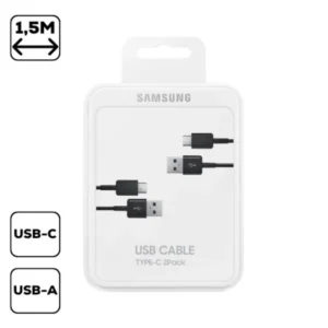 Samsung EP-DG930MBEG Micro USB adat- és töltőkábel, 1,5 m, USB 2.0, Fekete