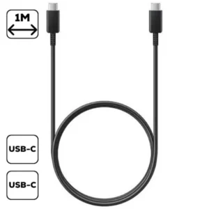 Samsung EP-DN975BBEG kábel, USB-C–USB-C 1m, Fekete