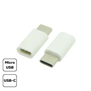 Átalakító adapter MICRO USB-ről USB C-re, kompakt, Plug&Play