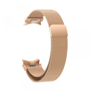 Samsung Watch 6 óraszíj, mágneses fém, 20mm, Rosegold