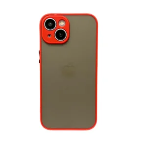 iPhone 15 Plus tok, 0,5 mm vékony, Piros-fekete