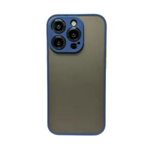 iPhone 15 Pro műanyag tok, 0,5 mm, Matt, Kék és Zöld