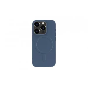 IPhone 15 Pro Max tok, mágneses szilikon, vékony, Kék