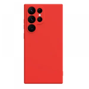 Samsung S23 Ultra tok, prémium vékony 0,4 mm, Piros