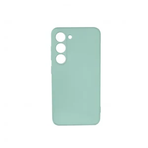 Samsung S23 tok, prémium szilikon, 0,4 mm, Türkiz