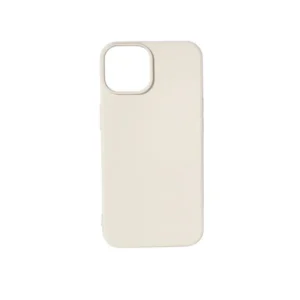 Apple iPhone 14 Pro Max tok, prémium szilikon, 0,4 mm, Fehér