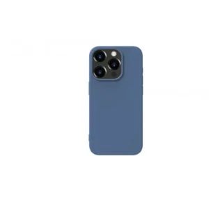 iPhone 15 Pro Max tok, prémium szilikon, 0,4 mm, Kék