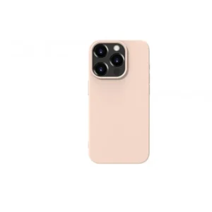 iPhone 15 Pro Max prémium szilikon tok, 0,4 mm, Puder