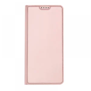 Samsung A34 tok, műbőr, Rózsaarany