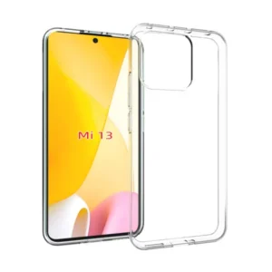 Xiaomi 13 hátlap, szilikon 0,5 mm vékony, Átlátszó