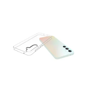 Samsung Galaxy S23 FE tok, vékony szilikon, Átlátszó