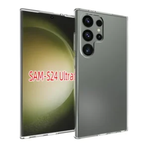 Samsung Galaxy S24 Ultra tok, szilikon, 0,5 mm, Átlátszó