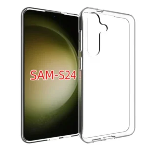 Samsung Galaxy S24 szilikon hátlap, vékony 0,5 mm, Átlátszó