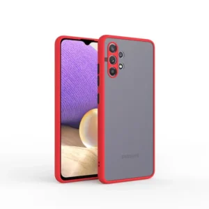 Samsung A35 5G tok, 0,5 mm vékony, Piros-fekete