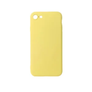 Apple iPhone SE 2022/2020/8/7, prémium szilikon tok, 0,4 mm, Citromsárga
