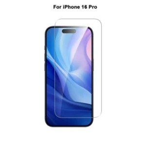 Apple iPhone 16 Pro kijelzővédő üvegfólia, 0.3 mm edzett, Átlátszó