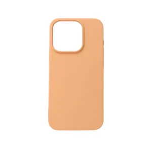 iPhone 16 Pro Max tok, prémium szilikon 0,4 mm, Narancs