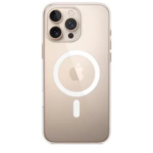 Apple iPhone 16 Pro Max szilikontok, MagSafe-rögzítésű, Átlátszó