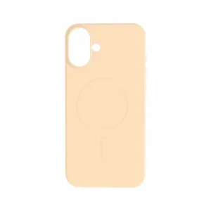 iPhone 16 tok, mágneses szilikon, Édes barack