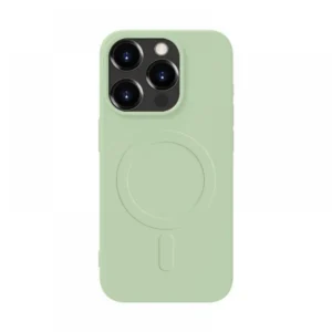 Apple iPhone 16 Pro Max, mágneses szilikon tok, Nyári liget
