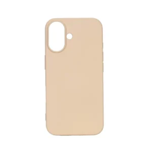 IPhone 16 Plus tok, prémium szilikon, 0,4 mm vékony, Édes barack