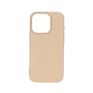 Apple iPhone 16 Pro tok, prémium szilikon, 0,4 mm, Édes barack