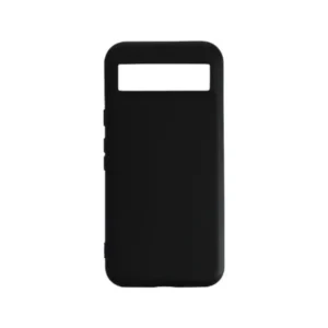 Google Pixel 8a tok, prémium szilikon, 0,4 mm, Fekete