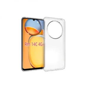 Xiaomi Redmi 14C tok, vékony 0,5 mm szilikon, Átlátszó