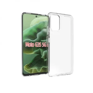 Motorola Moto G35 tok, vékony szilikon, Átlátszó