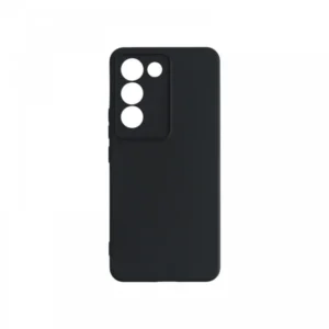 Vivo V40 SE 5G tok, prémium szilikon, 0,4 mm, Fekete