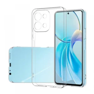 Vivo Y28 tok, 0,5 mm szilikon, Átlátszó