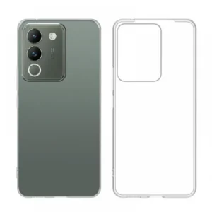 Vivo V40 SE 5G tok, vékony szilikon, 0,5 mm, Átlátszó